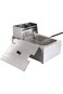 6.5 L Electric Fryer, 2500W Deep Fat Fryer with Frying Basket, Stainless Steel Countertop Fryer.