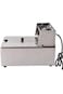 6.5 L Electric Fryer, 2500W Deep Fat Fryer with Frying Basket, Stainless Steel Countertop Fryer.