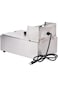 6.5 L Electric Fryer, 2500W Deep Fat Fryer with Frying Basket, Stainless Steel Countertop Fryer.
