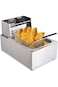 6.5 L Electric Fryer, 2500W Deep Fat Fryer with Frying Basket, Stainless Steel Countertop Fryer.