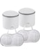 4PCS Bra Washing bag Underwear Brassiere Washing Bags with Zipper, Lingerie Laundry Bag, Bra Washer Protector for Women (4)