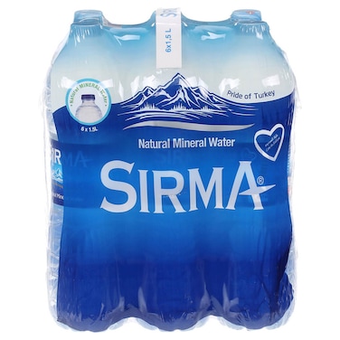Sirma Natural Mineral Water 1.5L Pack of 6