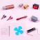 CRAFT MAGIC 12-Piece Electric Science Experiment Kit &ndash; Fan, Light Bulb, Motor and Circuit Components for School Physics Projects and STEM Learning