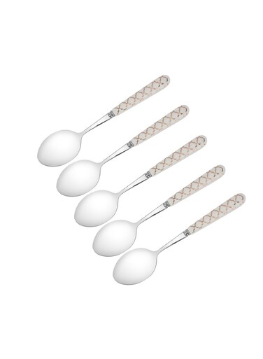 Tea Spoon DC2981 Pack of 5, Stylish Finish, Light-Weight