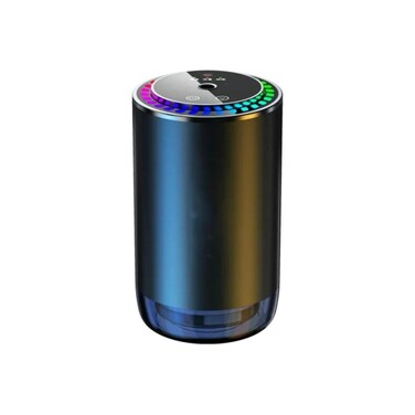 Rechargeable car diffuser with LED star projector&mdash;humidifies air &amp; adds soothing aromatherapy.