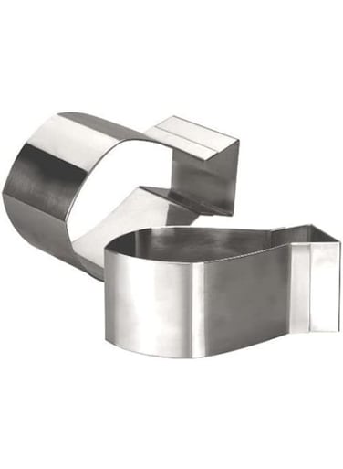 IBILI Pastry Ring Fish Shaped, 12 x 7 x 4.5 cm, Silver