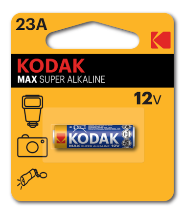 Kodak 23A MAX Super 12V Alkaline Batteries - 2 Pieces