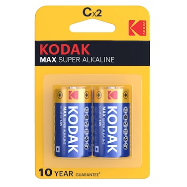 Kodak C2 MAX Super 1.5V Alkaline Batteries