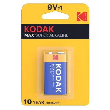 Kodak 9V MAX Super Alkaline Battery