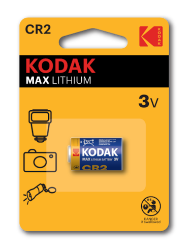 KODAK MAX CR2 Lithium 3V Battery - 1 Piece