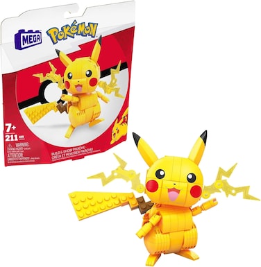 Mega Pok&eacute;mon Snorlax Building Set with 256 Pieces and Poseable Limbs