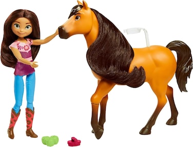 Mattel Spirit Untamed Nuzzle &amp; Play Lucky Doll &amp; Horse, Great Gift For Ages 3 &amp; Up Gxf67