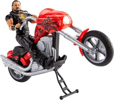 مركبة WWE Wrekkin Slam Cycle مع مجسم درو ماكنتاير الأساسي