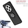 Case for Xiaomi Redmi 14C Case Cover Metal Ring Holder Grip Kickstand Car Magnetic Mount Shockproof Matte Hard Back Bumper Case for Xiaomi Redmi 14C 2024 (Green)