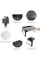 BBQ Barbeque Grill Outdoor, Portable Folding Charcoal Barbecue Desk Tabletop Stainless Steel Smoker