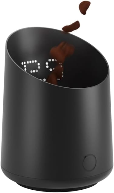 Subminimal Subscale, Digital Coffee Dosing Cup, Invisible LED Display, Touch Activated, Accurate Coffee Beans Weighing Scale In Grams Or Oz, USB-C Rechargeable, IPX4 Splash Resistant, Black