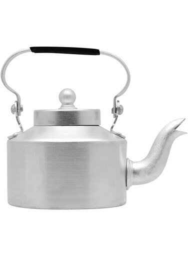 RAJ ALUMINIUM KETTLE, 1 LITER , SILVER, DAK012, Stovetop Tea Kettle , Coffee Kettle , Tea Pot, Coffee Pot