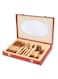 24-Piece Stainless Steel Cutlery Set Kitchen Utensil Set Western Tableware Suitable For Home Kitchen Restaurant Hotel Party Dining Picnic Dining Exquisite Packaging Gift Gold