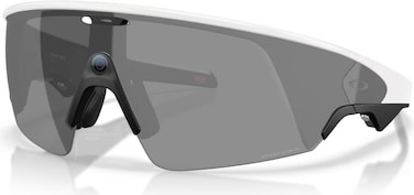 Oakley Meta Vanguard Sunglasses (Size 52) - White / Prizm Black (International Version)
