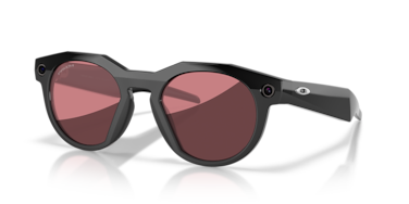 Oakley Meta HSTN glasses with Meta AI, Audio, Photo, Video Compatibility &ndash; Prizm Dark Golf Lenses &ndash; Black (International Version)
