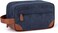 Vorspack Toiletry Bag Hanging Dopp Kit for Men Water Resistant Canvas Shaving Bag with Large Capacity for Travel - Navy Blue
