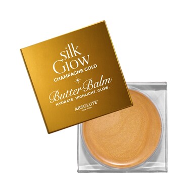 Absolute New York Champagne Gold Silk Glow Butter Balm, Highlighter Balm