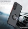 Kickstand Case for Samsung Galaxy F15 5G, Compatible for Samsung Galaxy M15 5G Case with Ring Holder Stand, Slim Magnetic Phone Cover Shockproof Protective Case for Galaxy M15/Galaxy F15 (Black)
