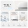Deco BE25 BE3600 Whole Home Mesh WiFi 7 System, 688 Mbps at 2.4 GHz + 2882 Mbps at 5 GHz, 2 &times; 2.5 Gigabit Ports, Deco App, HomeShield, AI Mesh, MLO, Alexa and Google Assistant Supported, 3-Pack White