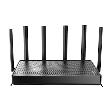 Archer BE400 Dual-Band BE6500 WiFi 7 Router   4K/8K Streaming 6.5 Gbps   1&times; 2.5 Gbps WAN/LAN + 3&times; 1 Gbps LAN Ports + 1&times; USB 3.0   6 Antennas   Compatible with Alexa and Google Assistant, Black