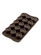 Easy Choc Round Mould Brown