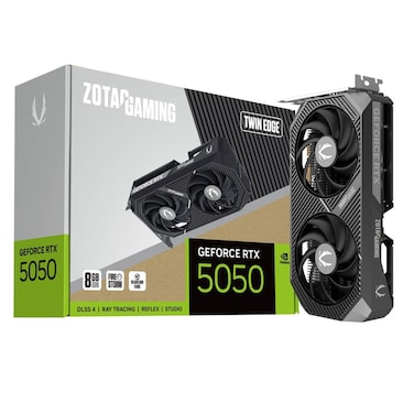 بطاقة رسومات Zotac Gaming Geforce RTX 5050 8GB Twin Edge