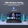 Ortizan Portable Bluetooth Speaker, IPX7 Waterproof Wireless Speaker with 24W Loud Stereo Sound, Outdoor Speakers with Bluetooth 5.0, 30H Playtime, 66ft Bluetooth Range, Dual Pairing for Home