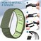 Silicone Wristband Compatible with Whoop 5.0 Band, Comfort Durable Soft Adjustable Silicone Sports Loop Strap for Men &amp; Women, with U Shapped Connector  Army Green-One / Peak