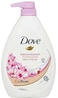 Dove Body Wash Go Fresh Sakura Blossom with Pink Salt,33.8 Ounce Pump,1 item