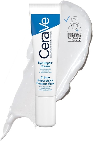 CeraVe Eye Repair Cream For Dark Circles And Puffiness With Hyaluronic Acid 14ml