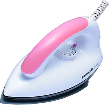 Panasonic/Dry Light Iron/1000W/Non Stick plate/Malaysia NI-317T PINK