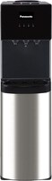 Panasonic Top Loading Water Dispenser., Sdm-Wd3238Tg, Black/ Stainless Steel Finish, 20L Cabinet Storage, Best For Home Kitchen &amp; Office, Hot Cold &amp; Normal."Min 1 year manufacturer warranty