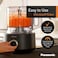 Panasonic Food Processor, with 2.4L Bowl, Blender, Grinder, Knife/Slicing/Shredding/French Fry/Whipping/Whisk &amp; Dough Maker Blade, Compact &amp; Sleek - MK-F510