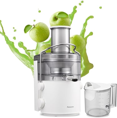 Panasonic 1000W Juicer with Full Metal spinner for Maximum Juice extraction; 2.0L Large capacity- MJ-CB100
