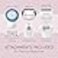 Panasonic ES-EY90 Wet and Dry Epilator for women, Double Disc with 60 Tweezers, Flexible 90&deg; Pivoting Head, 3 Speed Setting &amp; LED Light, Up to 30 Minutes Operation Time, 8 attachments
