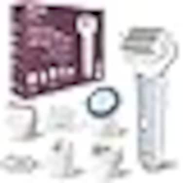 Panasonic ES-EY90 Wet and Dry Epilator for women, Double Disc with 60 Tweezers, Flexible 90&deg; Pivoting Head, 3 Speed Setting &amp; LED Light, Up to 30 Minutes Operation Time, 8 attachments