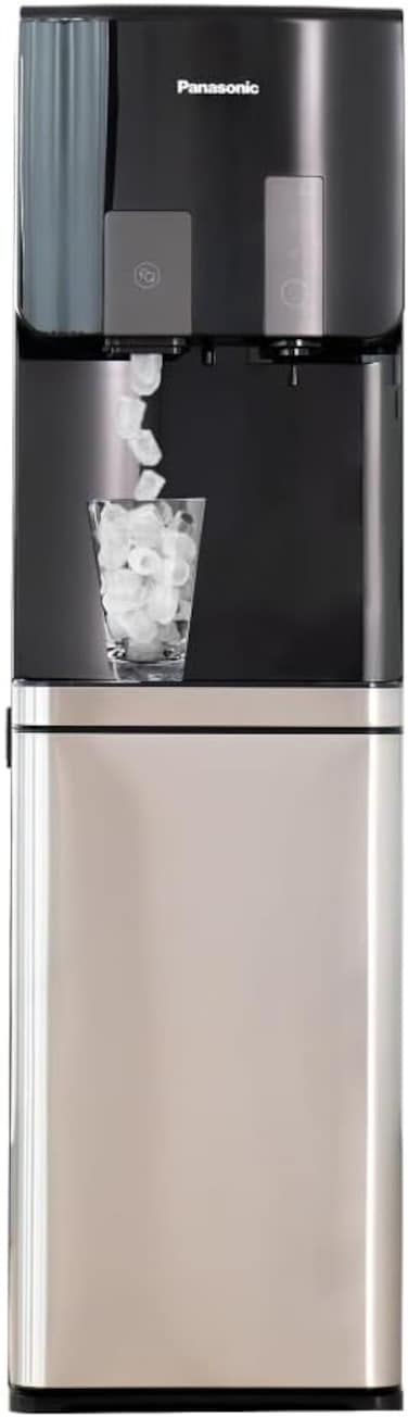 Panasonic 2 in 1 Bottom Loading Water Dispenser with Ice Maker, Auto ice Making, Dual Touchless, Big Ice Capacity, UV LED Sterilization, Touch Pad Dispensing  SDM-WD4534BG
