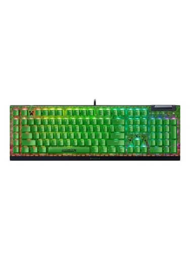 Razer Blackwidow V4 X (Green Switch) - Minecraft Ed - US LA
