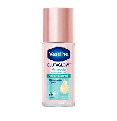 VASELINE GLUTAGLOW BRIGHT &amp; REPAIR AMPOULE SERUM DEODORANT 45ML