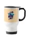 Racing Car Printed Travel Mug White/Beige 13centimeter