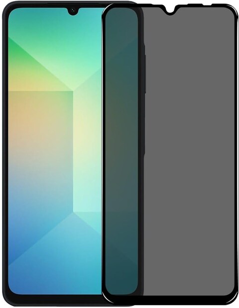 Samsung Galaxy A06 Screen Protector, [3D curved] [5D Touch] Anti Spy 9H Tempered Glass, Edge to Edge Full Cover Screen Protector Anti-Fingerprint Full Coverage Protector For Samsung Galaxy A06/A06S