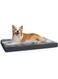 NUPIDA Orthopedic Dog Bed Waterproof Durable Dog Beds with Removable Washable Cover Anti-Slip Bottom Pet Sleeping Mattress for Extra Large Dogs, 41 x 27 inch, Gray