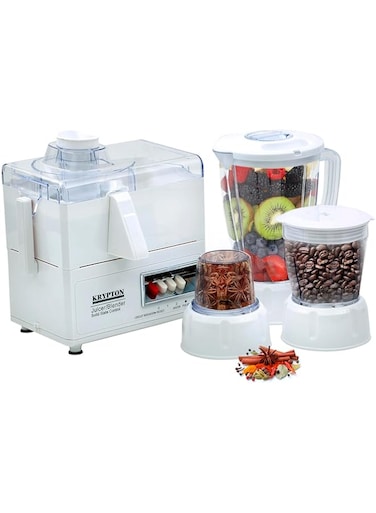 Krypton Multifunctional 4 in 1 Juicer and Food Processor, Blender, Chopper &amp; Grinder with 1.6L Jar, 2 Speed Pulse Function