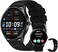 PEJE Smart Watches For Men,1.28" Display,Prayer Alerts,Arabic Support,Bluetooth Calls,IP68 Waterproof,Spo2/Hr/Sleep Tracking,123+ Sports Modes,7-Day Battery (230mah),Ios/Android.(Black)