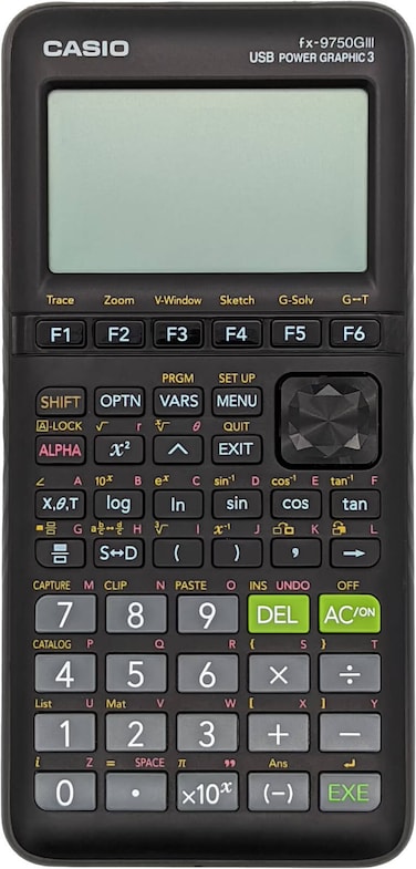 Casio FX 9750GIII Python Graphing Calculator - Black (International Version)